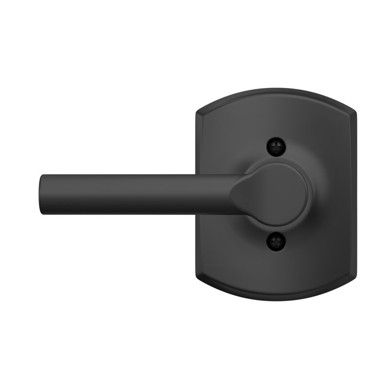 Broadway Single Dummy Lever Door Lever, Matte Black