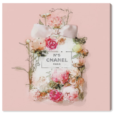 «Blooming Pink Perfume Canvas Floral Glam» par Art Remedy