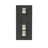 6.5" Wide Hyde Park Double Bar Mission Wall Sconce