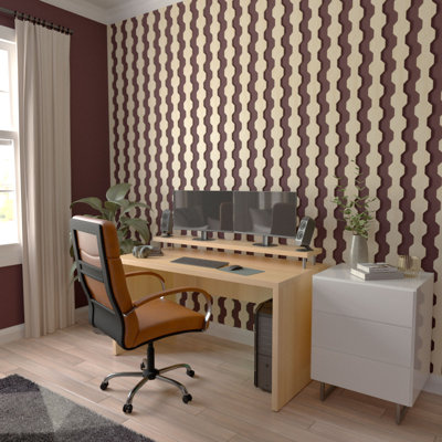 Ensemble de panneaux muraux décoratifs en bois réglables Pontiac