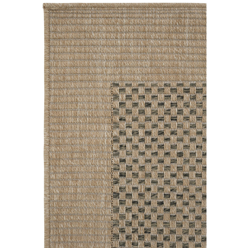 Regionald Machine Made Indoor / Outdoor Area Rug, Rectangle 6'6" x 9'6"