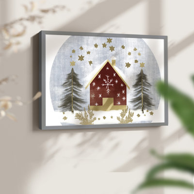 Chirstmas Art-CXLI -Framed Print - Restickable
