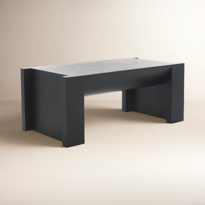 Ghavin Wood Coffee Table, Black