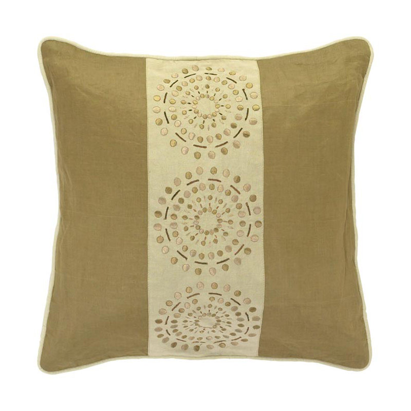  Cotton Geometric 18" Pillow Cover, Down