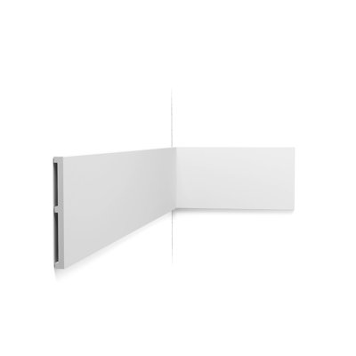 5.875'' H x 78.75'' W x 0.5'' D Plastic Chair Rail