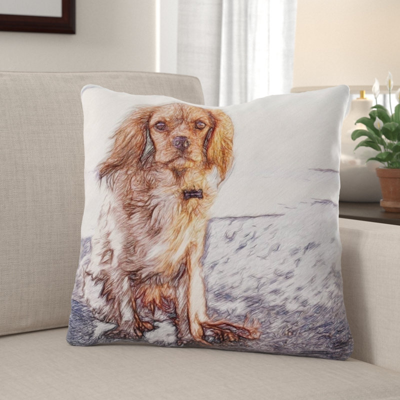 Housse de coussin d'extérieur carré Cuadra, Microsuède, Intérieur