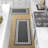 Laura Ashley Debbie Double Border Two-Tone Machine Washable All Loop Tufted Rugs-124889531-105123409