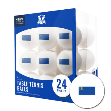 24 Pcs 40mm 3 Star White Table Tennis Balls Ping Pong Balls Training  Practice AU