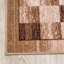 Tapis d'intérieur antidérapant rustique 100% nylon à carreaux de couleur campagnarde avec envers en mousse-50356682