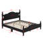 Wood Platform Bed Frame,Retro Style Platform Bed-1291248641-1291248640