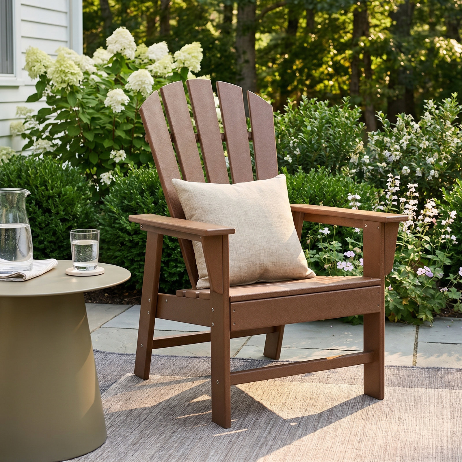 POLYWOOD® South Beach Adirondack Chair, Sand