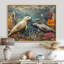 «Jouant des phoques dans un paysage de corail I», reproduction d'art sur toile-1640925097-1869085252-1640925098