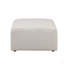 Canapé-repose-pieds, sans assemblage, tissu chenille