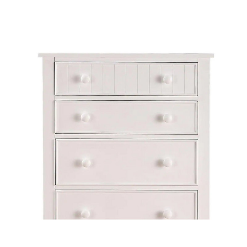 Meuble de chambre contemporain en placage de pin contreplaqué 1pc, Blanc