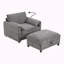 Chaise avec repose-pieds avec rangement-882301787