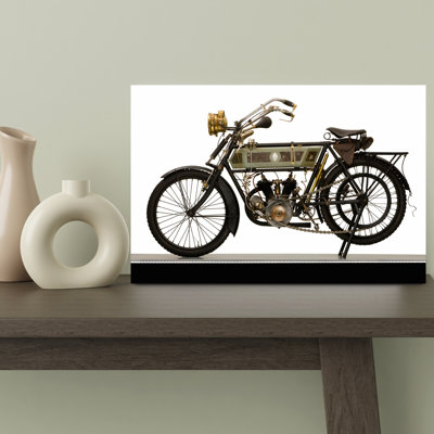 «Alcyon V-Twin Moto», paysage abstrait, nature