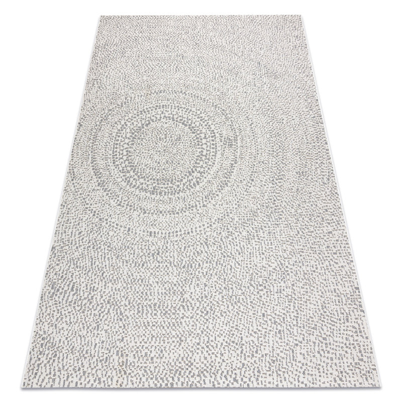 Overshores Cream/Grey Rug, Rectangle 120 x 170cm
