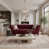 Velours vin rouge