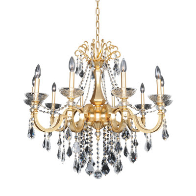 Lustre en or français 24 carats / transparent Barret 10 LT Allegri