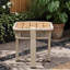 Table d'appoint carrée d'extérieur-255309484