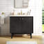 Meuble-lavabo sur pied simple 36 po avec plateau en quartz Adele-92319991-92319990