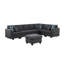 Canapé modulaire réversible avec repose-pieds Frank-2119210403