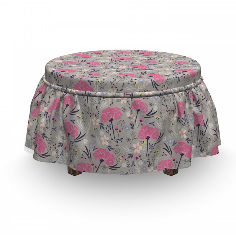 Housse pour repose-pieds pissenlits repeating