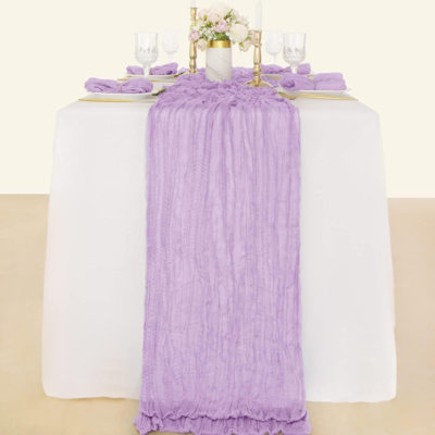 Mihrican Runner No Pattern Cotton Table Runner