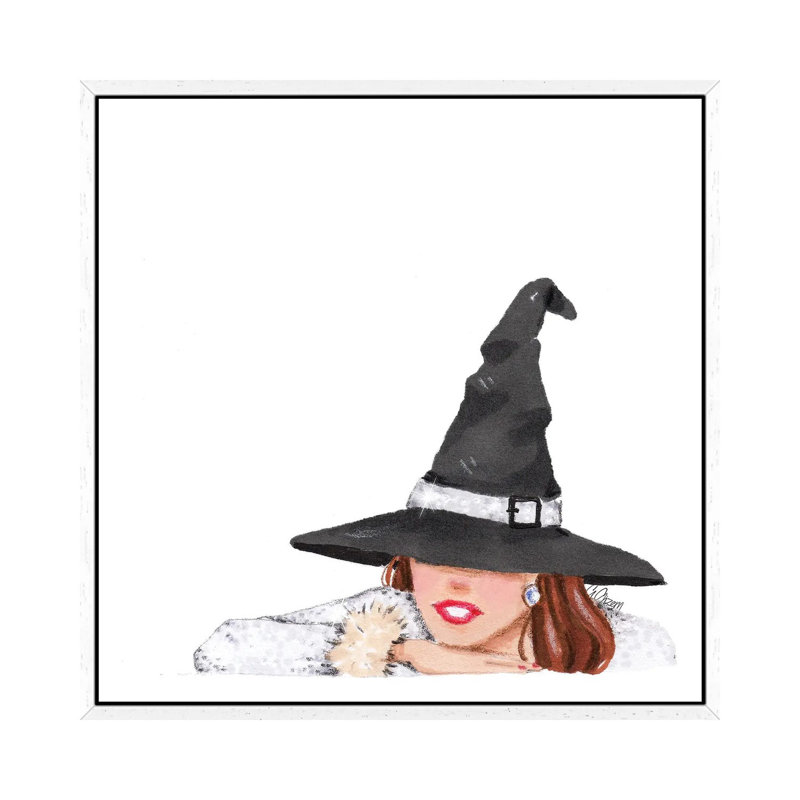 Halloween 1 Piece Wall Art on Canvas, 45.72 cm H x 45.72 cm W, White Framed
