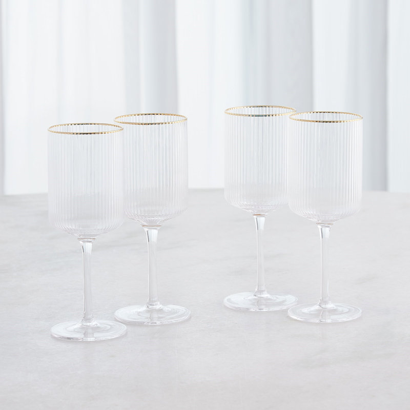 S/4 Winston White Wine Glasses