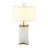 Transitional 1 Light Alabaster Stone Base Table Lamp