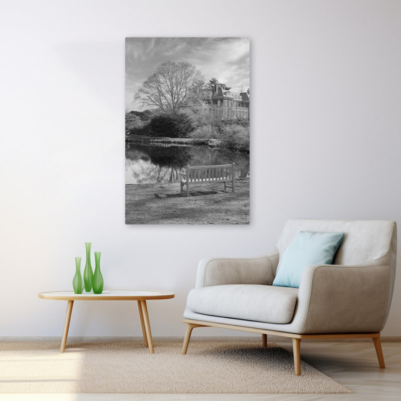 Coastal Oak Series No. 63 - Paysages, photographie, bancs, arts lacustres, H 48 po x l 32 po