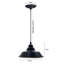 Mcavoy 1 - Light Black Dome Pendant