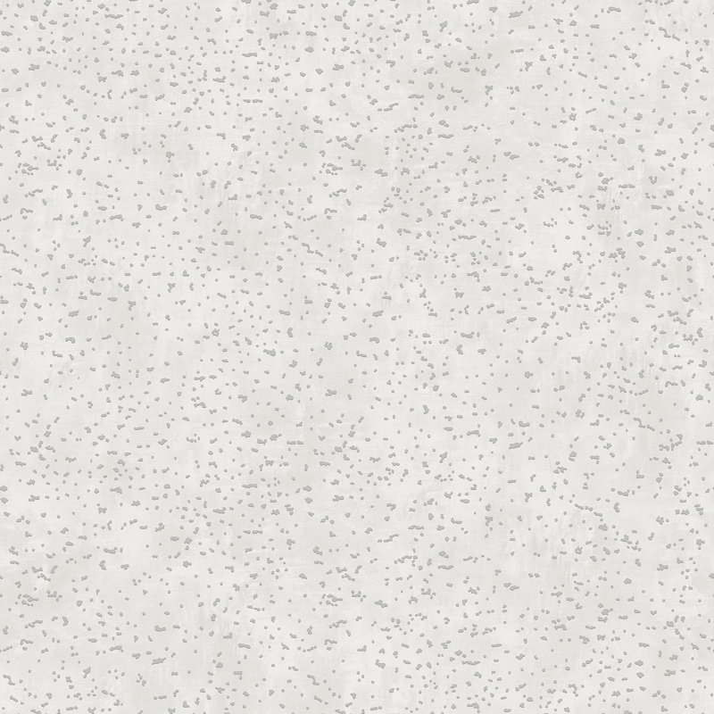 Lustre Metallic 3D Embossed Spot Wallpaper Roll, Silver