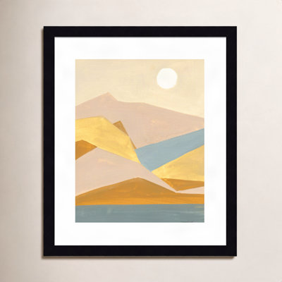 Retro Abstract I Southwest Mountains Print
