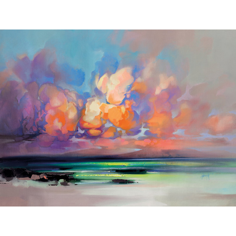 Organic Cloud by Scott Naismith - No Frame Painting on Canvas, 60cm H x 80cm W x 3.8cm D