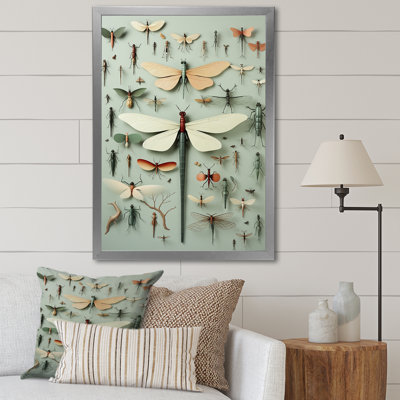 Curious Dragonflies 1 - Insects & Bugs Wall Art
