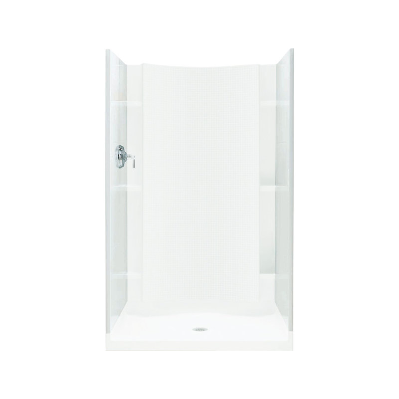  Paroi De 1 Pièce 36" X 36" X 77" Accord, blanc