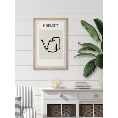 Sheer Simplicity - Single Picture Frame Print