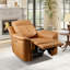 Fauteuil inclinable en simili cuir de qualité supérieure avec moteur simple et USB (ensemble de 2) Jong-84691668