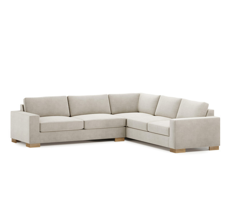 Canapé d'angle 3 pièces Berkley, H 36 po x l 120 po x P 40 po