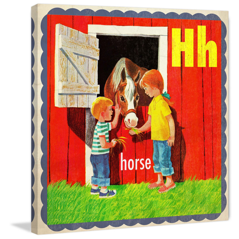 Horse - Wrapped Canvas Print, 81cm H x 81cm W