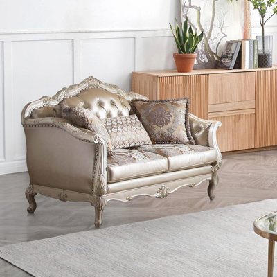 Upsala 63'' Faux Leather Loveseat