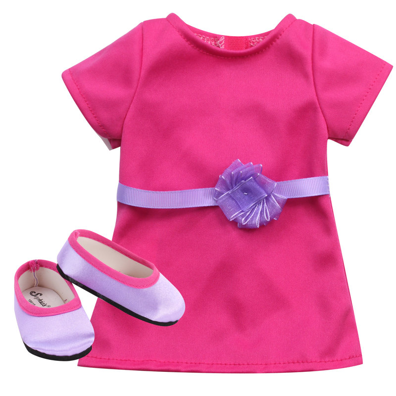 Vinyl Doll in Dress and Satin Shoes
