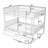 Full Over Full Wood Bunk Bed With Drawers, Guardrails And Ladder-857370652