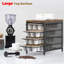 Porte-dosette de café pour comptoir, tiroir à dosette à 4 niveaux pour porte-tiroir de rangement Keurig, dosette noire-72