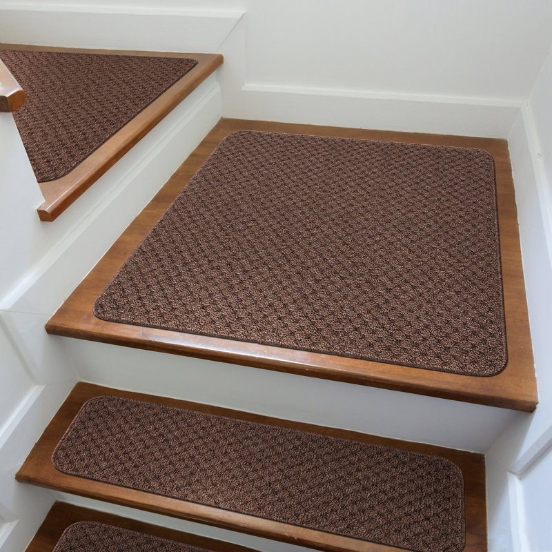 Tapis d'escalier Lysette, Brun