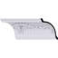 Moulure couronnée Nevio H 6 3/4 po x P 5 1/2 po x P 8 5/8 po x L 94 1/2 po