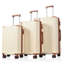 Ensemble de 3 valises extensibles à coque rigide en ABS avec double pivot, ensemble de bagages avec serrure TSA (20/24/28 pouces)