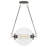 Otto 2 - Light Unique Globe Chandelier-17424613-17424612